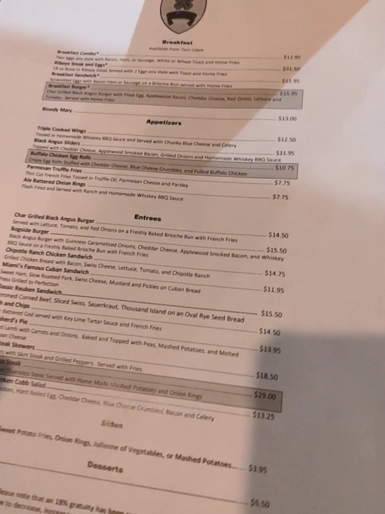 The Clover Irish Pub Menu - Image 5