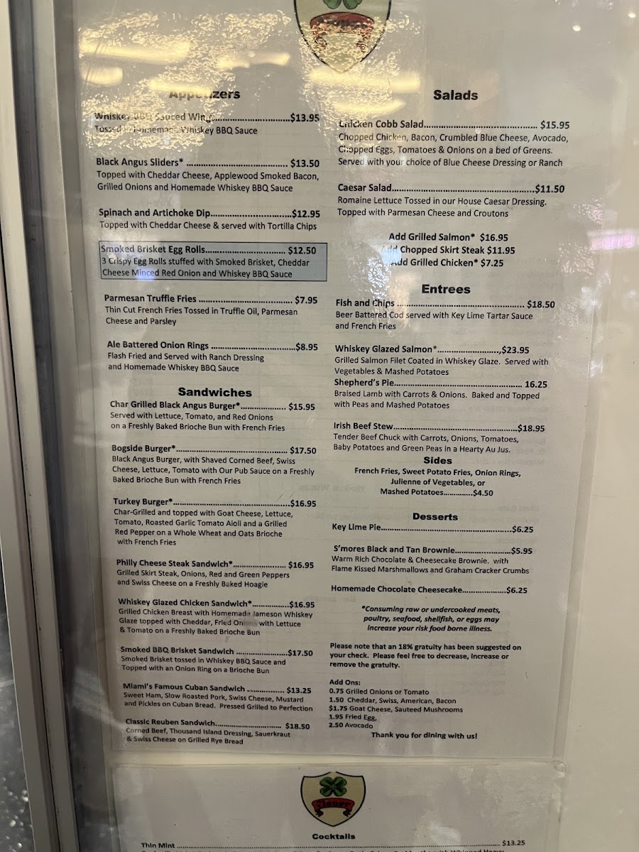 The Clover Irish Pub Menu - Image 6